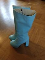 Dames laarsjes maat 38, Hoge laarzen, Blauw, Nieuw, Ophalen of Verzenden