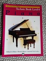 Alfred's basic Piano Library -  PIANO  Technic Book  level 4, Muziek en Instrumenten, Bladmuziek, Les of Cursus, Piano, Ophalen of Verzenden