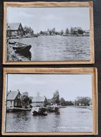 Kalenberg, 2 x glasplaat JosPe,  Rietvervoer over water, Ophalen of Verzenden, 1960 tot 1980, Ongelopen, Overijssel