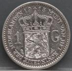 Zilveren 1 gulden 1913 - Wilhelmina, Postzegels en Munten, Munten | Nederland, 1 gulden, Verzenden, Zilver, Koningin Wilhelmina