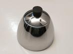 Suikerpot - verchroomd - Daalderpop - Art Deco - vintage, Overige materialen, Overige typen, Ophalen of Verzenden, Zo goed als nieuw