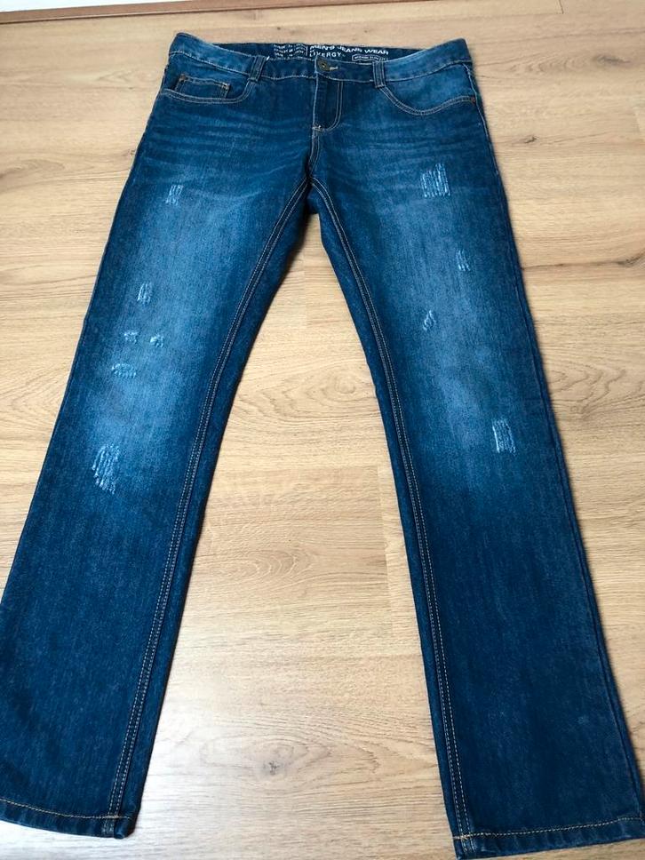 Livergy modern slim fit jeans 52 blauw, Kleding | Heren, Spijkerbroeken en Jeans, Zo goed als nieuw, W36 - W38 (confectie 52/54)