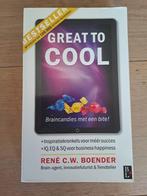 ALS NIEUW Great to cool - R. Boender - ISBN 9789461560117, Ophalen of Verzenden, Zo goed als nieuw, Rene Boender