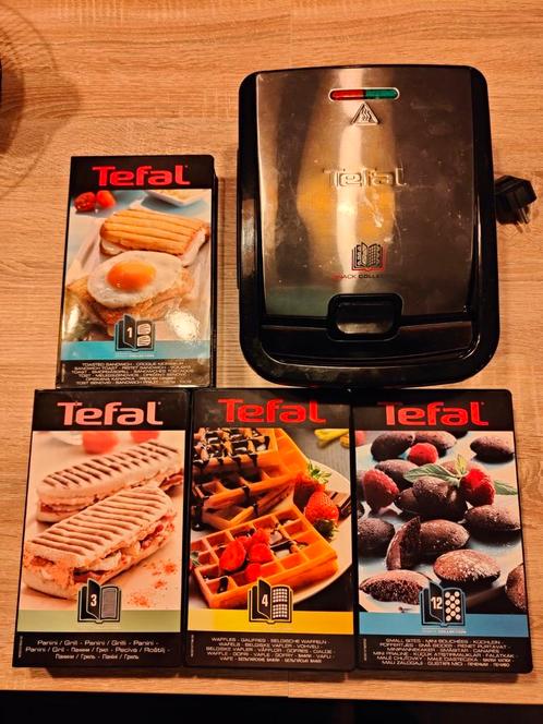 Tefal snack collection, Witgoed en Apparatuur, Grillplaten, Zo goed als nieuw, Ophalen
