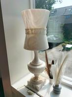 Wit Albasten Lamp, Huis en Inrichting, Ophalen, Gebruikt, Wit, Rond