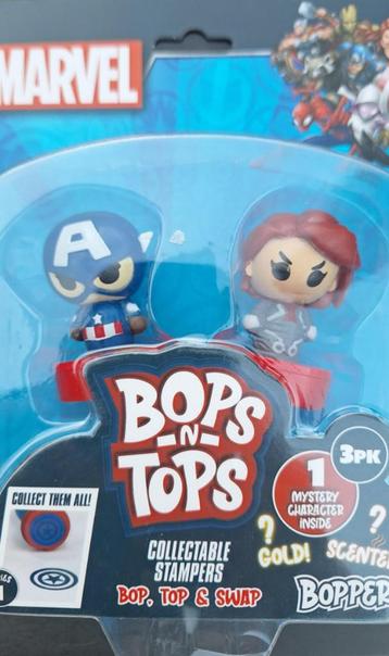 Marvel Bops-n-Tops Stempels 3-pack incl. Mystery [NEW] beschikbaar voor biedingen