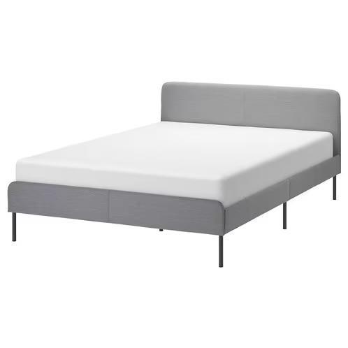 IKEA bedrame SLATTUM 160x200 incl. Lattenbodems (ex. matras), Huis en Inrichting, Slaapkamer | Bedden, Zo goed als nieuw, Tweepersoons