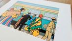 Vintage Kuifje poster / Tintin | breedte afbeelding 37 cm, Verzamelen, Stripfiguren, Ophalen of Verzenden, Kuifje, Zo goed als nieuw