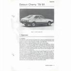 Datsun Cherry Vraagbaak losbladig 1979-1981 #1 Nederlands, Gelezen, Overige merken, Ophalen of Verzenden