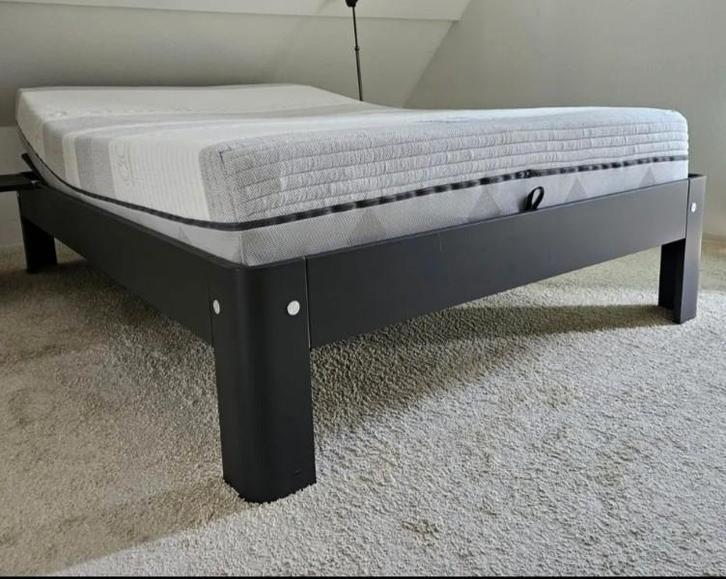 Auping auronde type 2000 bed 160 x 200 hooge uitvoering, Huis en Inrichting, Slaapkamer | Bedden, Zo goed als nieuw, Tweepersoons