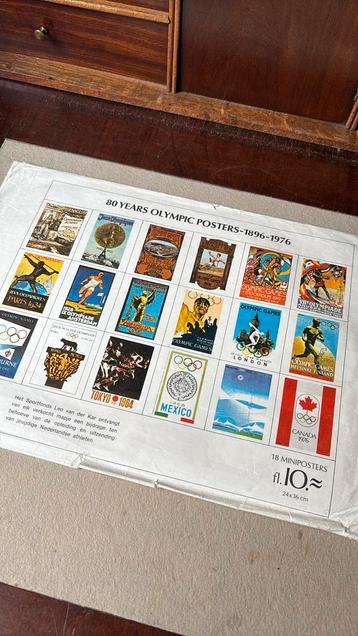 Olympische posters 1896 / 1976 beschikbaar voor biedingen