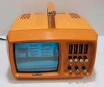 VINTAGE RETRO WERKEND ALS NIEUW KNALGELE SPACE AGE TV CRT, Ophalen of Verzenden, Zo goed als nieuw, Minder dan 40 cm, Overige merken