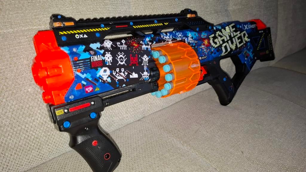 Nerf X-Shot Game Over - Groot Magazijn!, Ophalen, Zo goed als nieuw