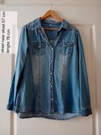 JEANS BLOUSE MAAT 44 i.g.st., Ophalen of Verzenden, Gedragen, Maat 42/44 (L), Blauw