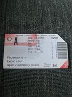 Feyenoord - Excelsior ticket 18-01-2004, Verzamelen, Ophalen of Verzenden