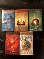 Game of Thrones (part 1 to 5) - George R.R. Martin, Boeken, Fantasy, George R.R. Martin, Zo goed als nieuw, Ophalen