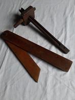 Oud timmerman gereedschap  o.a. kruishout, Antiek en Kunst, Antiek | Gereedschap en Instrumenten, Ophalen of Verzenden