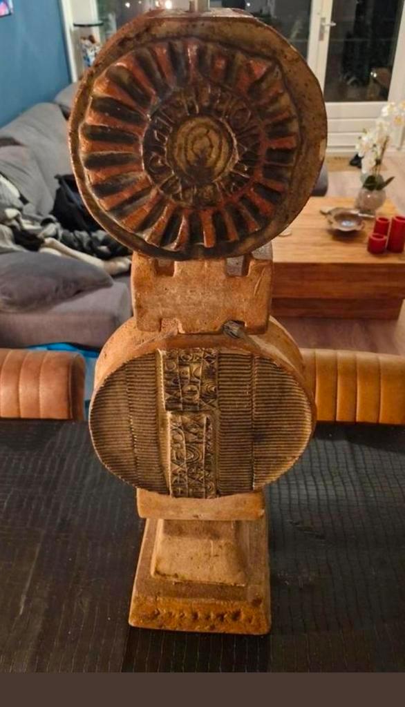 Keramische lampenvoet van Bernard Rooke vintage jaren 60, Antiek en Kunst, Antiek | Keramiek en Aardewerk, Ophalen