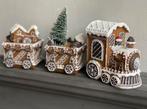 Trein peperkoek gingerbread kerstdecoratie kerstboom kerst, Diversen, Kerst, De giesel, Clayre@eef, Nieuw, Ophalen of Verzenden