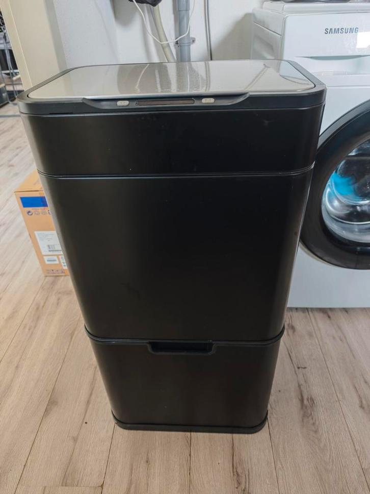 Flinq prullenbak, Huis en Inrichting, Woonaccessoires | Prullenbakken, Gebruikt, Kunststof, 75 cm of meer, 40 liter of meer, Ophalen