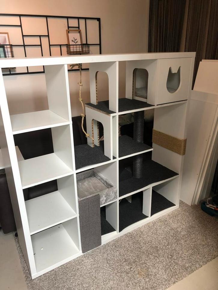 IKEA Kallax kattenkast/kattenmeubel/ kattenhuis, Dieren en Toebehoren, Katten-accessoires, Gebruikt, Ophalen