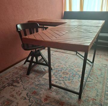 Hoek bureautafel (diy) te koop