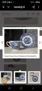 Wedgwood Woodland Kop en Schotel, Huis en Inrichting, Gebruikt, Ophalen of Verzenden, Wedgwood, Kop(pen) en/of Schotel(s)