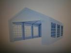Partytent 3x6 meter Wit, Tuin en Terras, Partytenten, Ophalen, Gebruikt, Opvouwbaar, Partytent