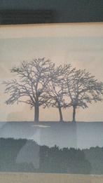 Zeer mooi ingelijste ets van Bob Sanders., Ophalen