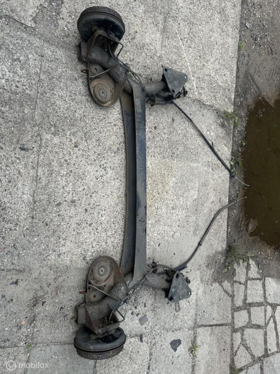 Achteras Fiat Panda II ('03-'11), Auto-onderdelen, Ophanging en Onderstel, Fiat, Gebruikt, Ophalen of Verzenden