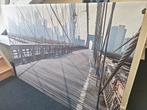 Canvasdoek met brooklyn bridge, Minder dan 50 cm, Ophalen of Verzenden, Zo goed als nieuw, Schilderij