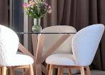 Set of 4 Dining Chairs - Westing Teddy White, Ophalen, Zo goed als nieuw, Wit