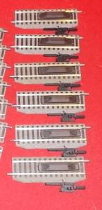 HO rail ontkoppel rails - 6 stuks, Hobby en Vrije tijd, Modeltreinen | H0, Gebruikt, Gelijkstroom, Fleischmann, Rails