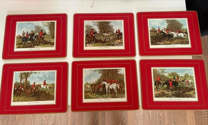 Pimpernel Placemats - Jacht Taferelen (6 stuks), Huis en Inrichting, Woonaccessoires | Onderzetters, Zo goed als nieuw, Bord, Ophalen of Verzenden