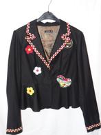 Leuk zwart OETELDONK/DEN BOSCH jas met emblemen (5), Ophalen, Carnaval, Kleding, Maat 36 (S)