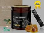 Tallow cream olijfolie, honing, bijenwax huidverzorging, Verzenden, Nieuw, Gehele gezicht