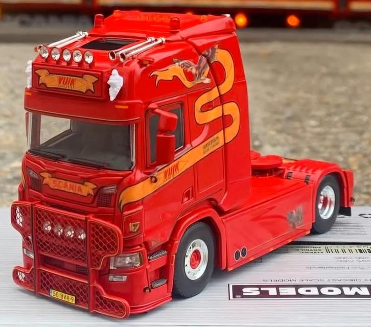 SCANIA R450 trekker "Vuik - Lekkerkerk", Hobby en Vrije tijd, Modelauto's | 1:50, Nieuw, Bus of Vrachtwagen, Wsi, Ophalen of Verzenden