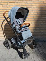 Nuna MIXX Next kinderwagen + reiswieg – spijkerkleur (2019), Kinderen en Baby's, Kinderwagens en Combinaties, Ophalen, Zo goed als nieuw