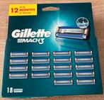 Gillette Mach3 Scheermesjes - 18 stuks, Ophalen of Verzenden, Nieuw, Scheren en Epileren