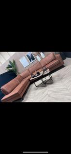 ZGAN Eco Lederen Hoekbank - Cognac - 290 x 215, Huis en Inrichting, Banken | Bankstellen, Ophalen, 250 tot 300 cm, Hoekbank, Leer