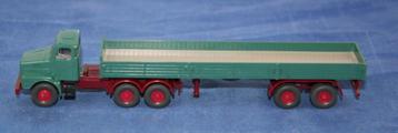 Wiking H0 519/4 Volvo N 10 Truck met open bak trailer. beschikbaar voor biedingen