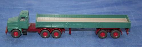 Wiking H0 519/4 Volvo N 10 Truck met open bak trailer., Hobby en Vrije tijd, Modelauto's | 1:87, Zo goed als nieuw, Bus of Vrachtwagen
