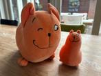 Leuke Oranje Knuffel set, De rode kater, Ophalen, Zo goed als nieuw, Poes