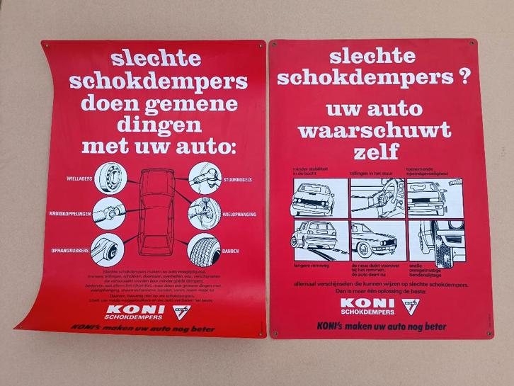 2x Werkplaats Instructies / Koni Schokdempers !!! / Garage, Verzamelen, Merken en Reclamevoorwerpen, Gebruikt, Overige typen, Verzenden