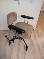Elektrische Hoog Laag Trippelstoel, Ophalen, Gebruikt, Beige, Bureaustoel