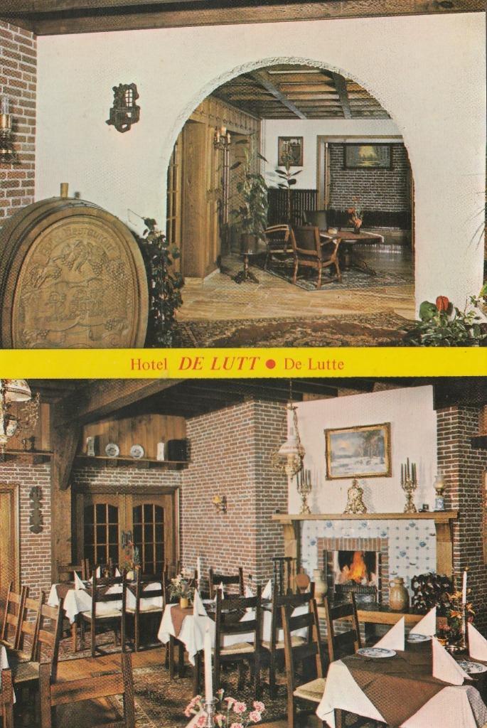 DE LUTTE Hotel De Lutt, Verzamelen, Ansichtkaarten | Nederland, Ongelopen, Overijssel, 1960 tot 1980, Verzenden