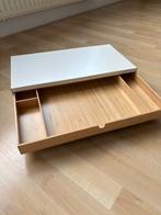 IKEA Elloven monitorstandaard met lade, wit, Computers en Software, Laptopstandaarden, Ophalen, Zo goed als nieuw