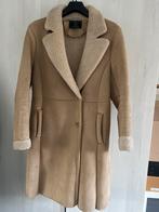 Leren winterjas maat 40, beige, Maat 38/40 (M), Beige, Ophalen of Verzenden, Gedragen