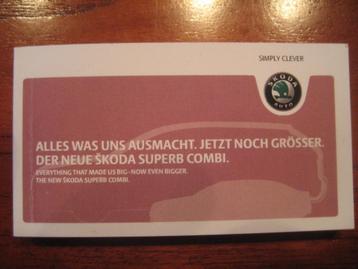 Skoda Superb Combi filmstripboekje (2009) beschikbaar voor biedingen