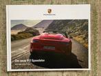 Hardcover brochure Porsche 911 991 Speedster 2019 nieuw!!, Boeken, Porsche, Nieuw, Ophalen of Verzenden, Porsche